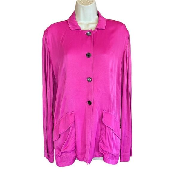 Raquel Allegra Explorer Blazer in Fuchsia NWT Size 1/Medium - Picture 4 of 9
